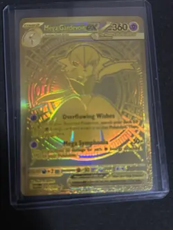 Mega Gardevoir EX 187/132 Gold Secret Rare Near Mint Condition Pokemon TCG Card - Image 1