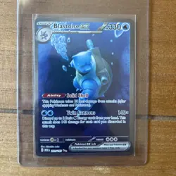 Pokemon TCG Blastoise ex 200/165 Scarlet & Violet 151 Holo Special Illustration - Image 1