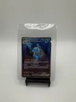 Pokemon TCG Blastoise EX Special Illustration Rare Scarlet Violet 151 200/165 NM - Image 1