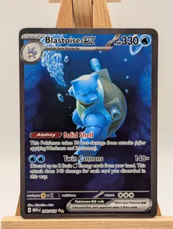 Pokemon TCG Blastoise ex Scarlet & Violet-151 200/165 Holo Special Illustration - Image 2