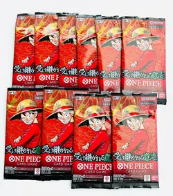 One Piece Card Game OP-13 Carrying On His Will booster 10 pack japanes - Image 1