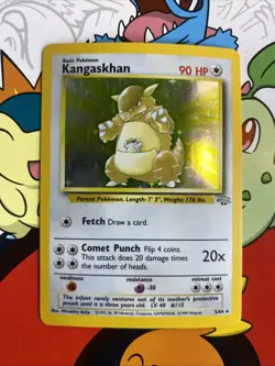Kangaskhan Holofoil Pokemon Card - 1999 Jungle Set - 5/64 - Excellent Condition - Image 1