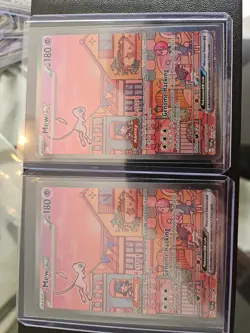 2 Mew ex SVP 053 Pokemon TCG Cards - Scarlet Violet 151 Promo Full Art | NM - Image 1