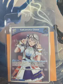 hololive OFFICIAL CARD GAME Sakamata Chloe (S) hBP02-038 - Quintet Spectrum EN - Image 1