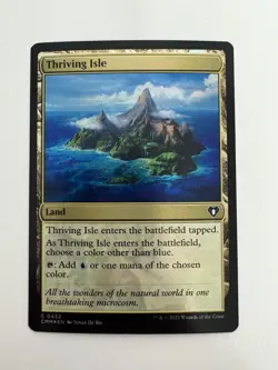 Thriving Isle Foil MTG Magic the Gathering Card NM Near Mint CMM - Image 1