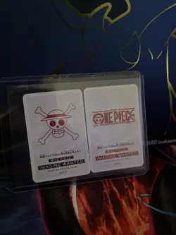 IMAGINE Mini Card Saikyo Jump 2024 Japanese WANTED Monkey D Luffy and Regular - Image 2