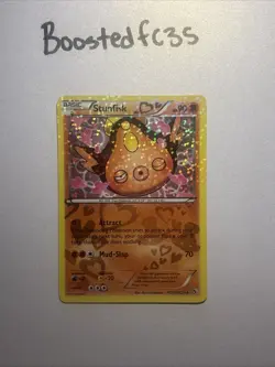 Stunfisk RC12/RC25 Pokemon Legendary Treasures Radiant Collection Card - Image 1