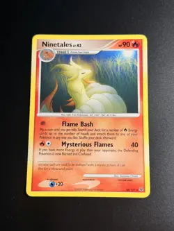 Pokemon Ninetales Card 36/127 Rare Non-Holo Platinum Base Set LP+ - Image 1