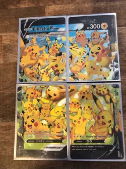 Pikachu V-Union [Set of 4] SWSH: Sword & Shield Promo Cards Holo - Image 1