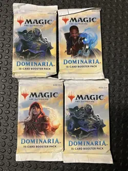 Magic The Gathering Dominaria 15-card Booster Pack X4 New Sealed MTG English - Image 1