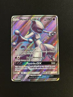 Mewtwo GX 72/73 Shining Legends Ultra Rare Full Art Holo Pokemon Card (English) - Image 2
