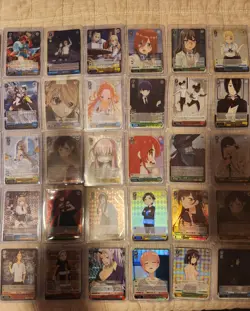 Weiss Schwarz 72 SR & RRR Card Lot Mixed Sets - Image 3