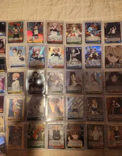 Weiss Schwarz 72 SR & RRR Card Lot Mixed Sets - Image 4