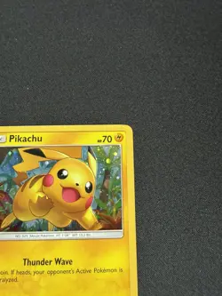 Pikachu SM76 Shining Legends Holo Black Star Promo Pokemon Card - LP - Image 3