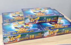 POKEMON 3 BOX PIKACHU COSPLAY & HEROS CARDS FE 2025 - 30 SEALED PACKS PRIV - Image 1