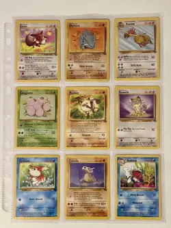 Pokemon TCG 1999 Jungle Set -9 Card Lot - All Near Mint - Image 1