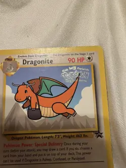 Pokemon TCG Dragonite #5 Black Star Promo WB the First Movie Stamped Card - Image 2