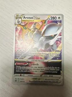 Pokemon TCG Arceus VSTAR 123/172 SWSH Brilliant Stars Ultra Rare Card - Image 1