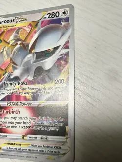 Pokemon TCG Arceus VSTAR 123/172 SWSH Brilliant Stars Ultra Rare Card - Image 3