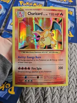 JUMBO Cards Lot of 9 Charizard Pikachu Rayquaza Foil Fan Art Collector Cards - Image 3