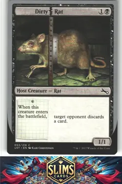 Dirty Rat - Unstable - MTG - Common - #53 - NM - Image 1
