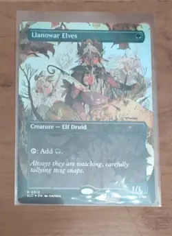 1x Llanowar Elves, 0012, Foil, Secret Lair Encyclopedia, Magic MTG NM - Image 1