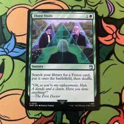 MTG / Three Visits / Nm & Never Played - Image 1