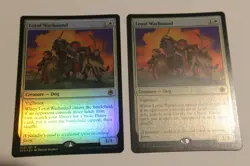MTG Loyal Warhound Foil x2-Adventures Forgotten Realms-Pack Fresh - Image 1