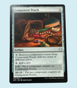 Component Pouch, Forgotten Realms, NM Near Mint, Magic the Gathering MTG - Image 1