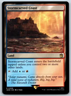 Stormcarved Coast - Universes Beyond Doctor Who - MTG - Near Mint - Image 1
