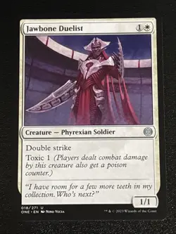 MTG Phyrexia: All Will Be One Jawbone Duelist 018/271 NM - Image 1