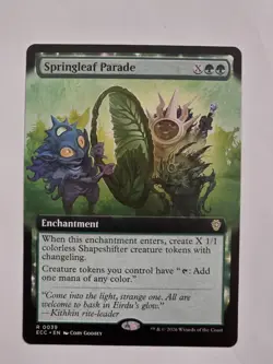 Springleaf Parade - R0039 Reg (Extended Art) - Lorwyn Eclipsed - MTG - NM - Image 1