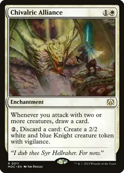 Chivalric Alliance MTG MOC Knights Magic the Gathering 0011 - Image 1