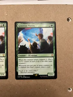 MTG-Generous Patron (X2) - (R)-Mint/Near Mint- Commander: FINAL FANTASY lot#6 - Image 3