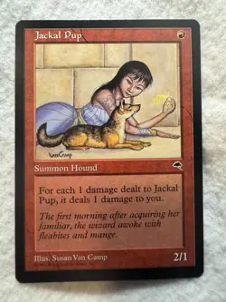 MTG - Jackal Pup - Never Played! - Tempest #183 - NM+ - Rare - EN - Regular - Image 1