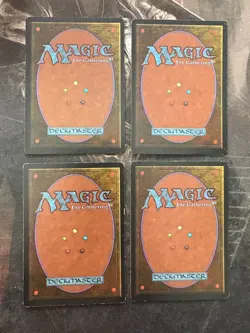 *** THE DARK Runesword x4 *** LP 2x Hair Misprint! - DUTY FREE MtG Magic - Image 2