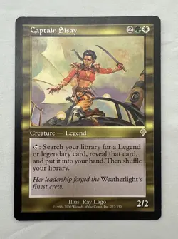 Captain Sisay x1 MTG Invasion 1x Magic Very Good Light Play VG LP - Image 1