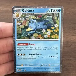 Pokemon TCG Golduck 008 Mega Evolution NM Holo Black Star Promo - Image 1