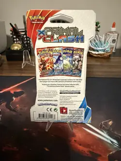 Pokemon 2015 XY Primal Clash Sleeved Booster Pack (Aggron Art) Factory Sealed - Image 2