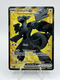 Zekrom ex 158/086 Ultra Rare Black Bolt - Pokemon TCG - Pack Fresh Near Mint NM - Image 1
