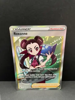 Roxanne (Full Art) 188/189 (NM) SWSH10: Astral Radiance Ultra Rare Pokemon TCG - Image 1
