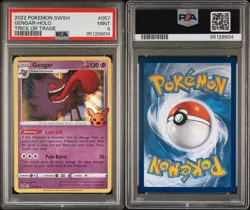 Pokemon TCG Gengar Promo (Trick or Trade Halloween) 057/198 Holo PSA 9 - Image 3