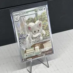 Cinccino - Illustration Rare SV: Black Bolt 153/086 Pokemon TCG Pack Fresh 💎 - Image 3