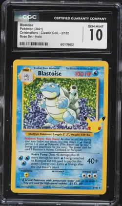 Pokemon Celebrations Base Set Charizard Blastoise Venusaur PSA CGC 9 10 Set - Image 3