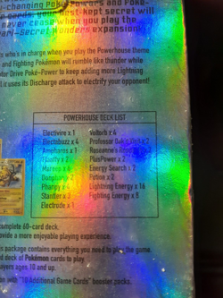 Pokemon Diamond & Pearl Sealed Secret Wonders Powerhouse Theme Deck SEALED - Image 3