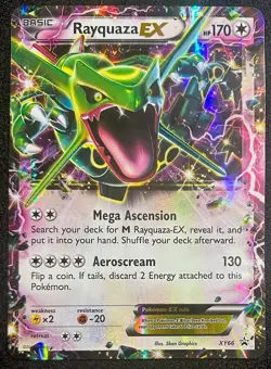 2015 Rayquaza EX #XY66 Pokemon TCG Promo EX Jumbo - Image 1