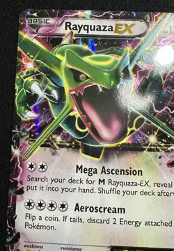 2015 Rayquaza EX #XY66 Pokemon TCG Promo EX Jumbo - Image 4