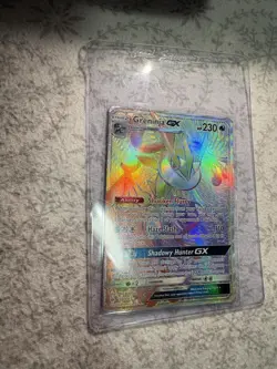 Greninja GX 133/131 Rainbow Secret Rare Pokemon 2018 Sun & Moon - Image 3