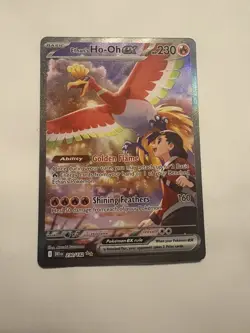 Ethan's Ho-Oh ex 230/182 Destined Rivals SIR Special Illustration Rare Pokemon - Image 2