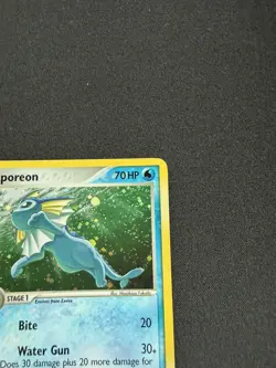 Vaporeon - Holo - 6/17 Pop Series 3 - Pokemon TCG - 2006 - MP - Image 3